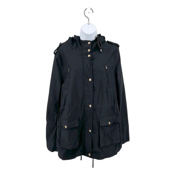 Eden Society Holly Contrast Good Cargo Jacket/Coat Black XL WMNS Hood Drawstring - Picture 1 of 9